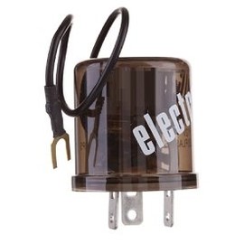 Memotronics ELF33-6 Turn Signal Flasher Relay, LED Compatible, 3 + Ground Wire Prongs, 6 Volts