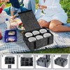 TenaLucy Plate Holder Motorhome, Felt Cup Holder Camping Felt Dish