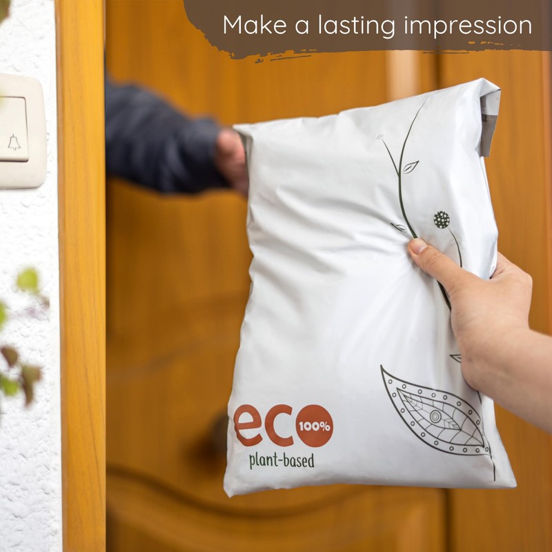 Treehouseco Eco Friendly Compostable Mailing Bags, Biodegradable Postage Bags, Eco