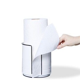 ELAORY Paper Towel Holder Countertop, Farmhouse Paper Towel Holder Countertop, Ceramic Paper Towel Holder Farmhouse Rustic Decor for Kitchen Bathroom, Kitchen Paper Towel Holder with Non-Slip Base