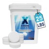 XtremeClear 25 Pound Bucket 3" Chlorine Tablets Bucket, 25 lbs