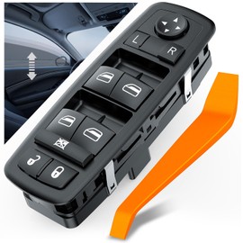 Nilight Master Power Window Switch Compatible for 2013 2014 2015 2016 Dodge Dart 2014 2015 2016 Jeep Cherokee 2015 2016 Chrysler 200 Front Left Driver Side Window Control Switch