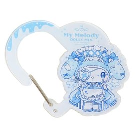 My Melody & Chrome x DOLLY MIX Acrylic Heart Carabiner