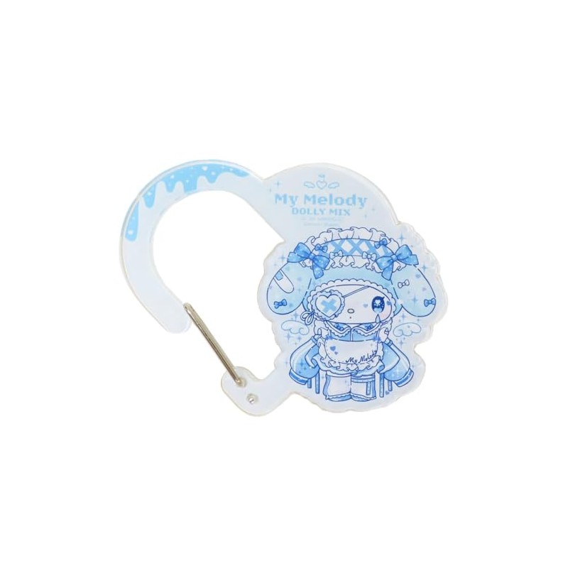 My Melody & Chrome x DOLLY MIX Acrylic Heart Carabiner
