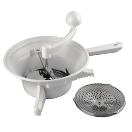 Ilsa 107 Manual Food Mill, Plastic, 24cm, White