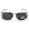Floral Womens Polarized Fit Over Glasses Sunglasses Rhinestone Rectangular Frame