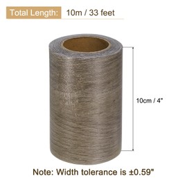 uxcell Wood Grain Tape, 4" x33 Ft Self Adhesive Wood Grain Repair Patch for Baseboards, Doors, Floor Repair, Furniture Home Decor Gray Oak
