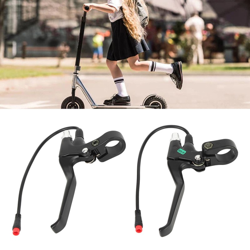 S866 One Pair Electric Scooter Brake Lever Aluminium Alloy Antiskid