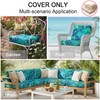 NettyPro Outdoor Cushion Cover Waterproof Patio Chair Seat Cushion Slip