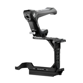 TILTA Half Camera Cage Compatible with Sony ZV-E1 with Compact NATO Top Handle and 1/4″-20 Mounting Screw to NATO Rail Adapter Lightweight Kit - Black TA-T35-A-B