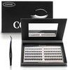 CoFier Pre Glued Wispy Lash Clusters Kit – 100 Pcs