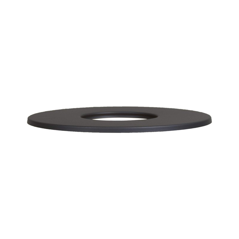 LANZZAS Pelletrohr Wall Rosette with 70 mm Rim for Diameter