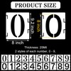 8 Inch Number Stencils Set, Plastic Numbers Stencils Reusable Digital