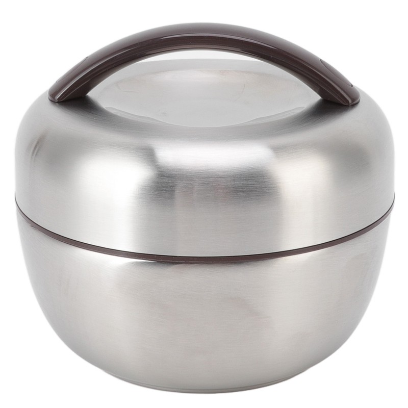 0.8L Vacuum Insulated Lunch Box 304 Stainless Steel Leakproof Portable