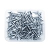 ELOOGAA 65pcs 3/4 inch Galvanized Wood Screws,Wood Screws for Drywall,Phillips