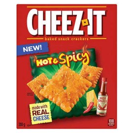 Kellogg Canada Inc. Cheez-It Hot & Spicy Cheese Crackers, 200g/7 oz. Box  {Imported from Canada}