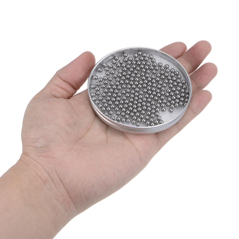 sourcing map 250pcs Precision Balls 4mm Diameter Carbon Steel Ball