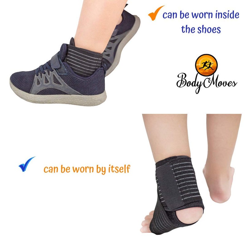 BodyMoves Kid's Ankle Brace Support Plus Hot and Cold Ice