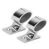 2PCS Stanchion Hand Rail Fitting 316 Stainless Steel Mirror Polishing