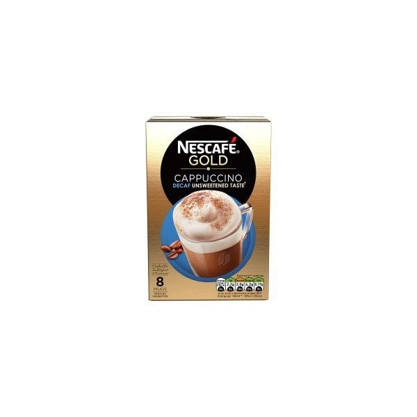 Nescafe Cappuccino Unsweetened and Decaffenated 2 Boxes
