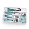 Cutiset 40 piece Stainless Steel Kitchen Flatware set with organizer,