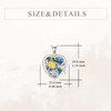 Hancock Hummingbird Necklace Love Sterling Silver Abalone Shell Pendant Flower
