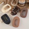 4 Pcs Set Flat Hair Clips for Women - Round