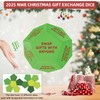 Santa Swap Gift Exchange Dice, 12 Sided Christmas Exchange Dice