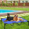 FIOCCO Elevated Dog Bed - Dog Cot with Chew Proof
