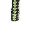 Pfiff 101933 Lead Rope, Braided, Panic Hook, Black/Green, Length 210