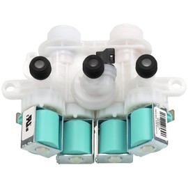 W11096267 W11165546 Water Inlet Valve fit for Maytag Bravo XL Whirlpool Kenmore Washer Parts 33090105 W10758828 PS12348013 W11090105 W11266618 MVWB765F MVWB855DW3 11096267 WTW8500 LUXRILIX