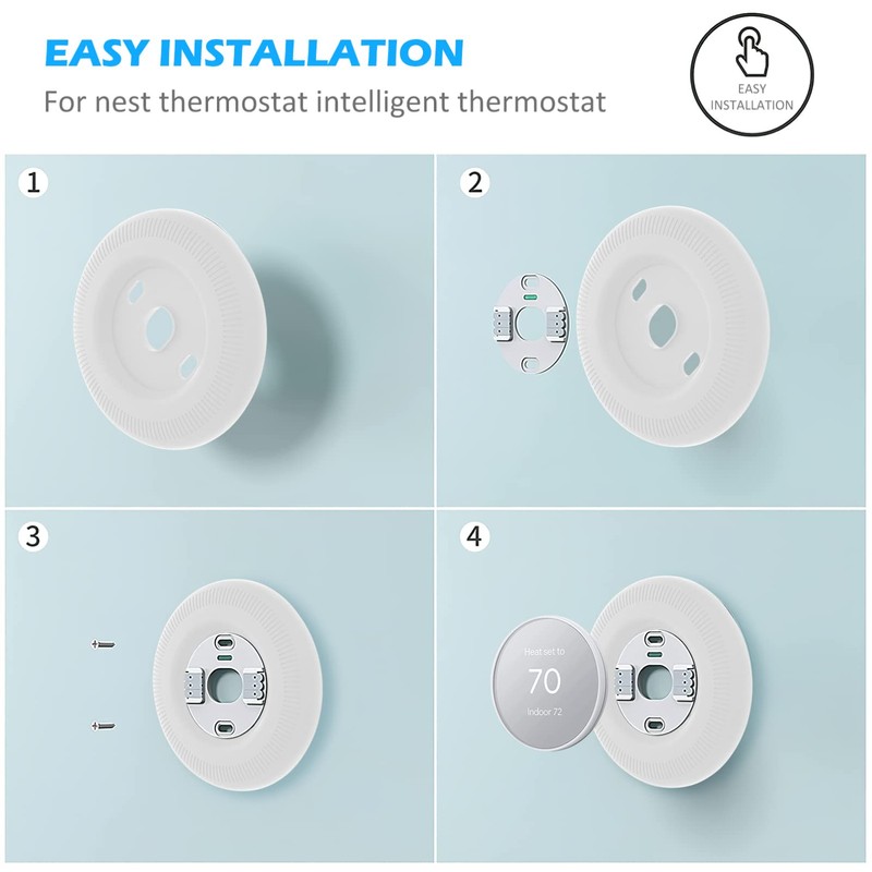 Housoutil Thermostat Wall Plate Compatible For Nest Thermostat Wifi Thermostat