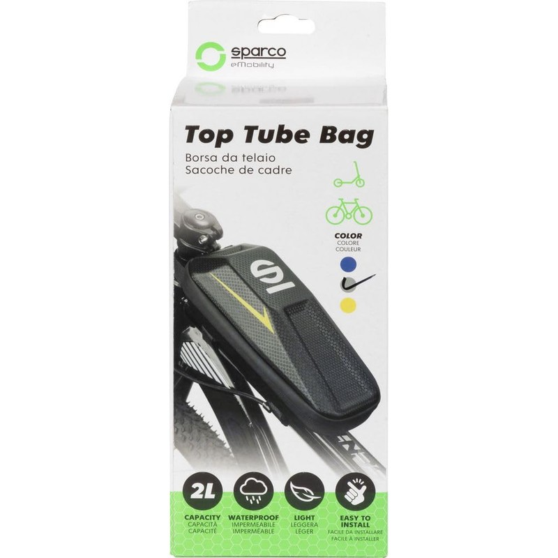 Sparco Borsa Grigia Da Telaio Per Bici In EVA Con
