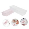 SAFIGLE 4Pcs Manicure Tool Box Nail Art Organizer Storage Containers