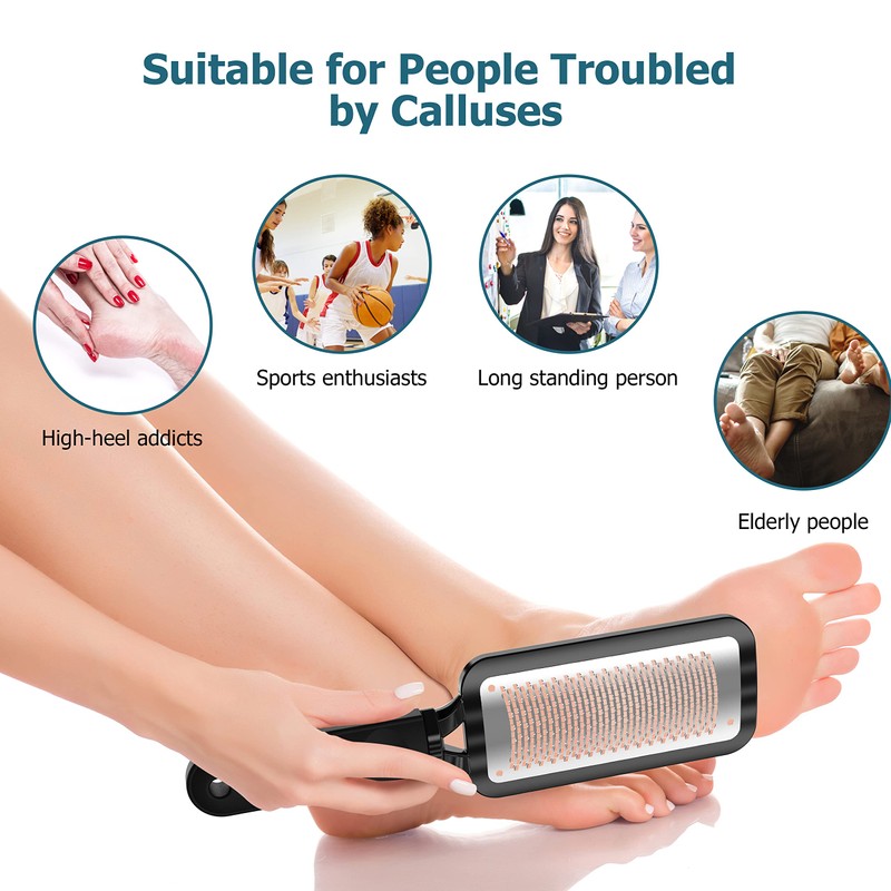 Foot File Exfoliating Remover Stainless Steel Hanging Type Exfoliating Exfoliating