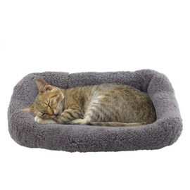 Billionchains Cat Bed Washable Indoor Cat Cushion Bed, Soft and Cozy Plush Pet Bed-S