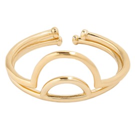 Silver Smile – 18k Gold Vermeil Stacking Ring for women, and Mom, Hypoallergenic, Fashion Rings, Dainty and Stackable, Dressy & Everyday Rings, Comes in a Gift Box, 6, Sterling Siver, No Gemstone