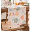 Vorysum Table Runner Modern Easter Spring Table Runner Easter Eggs