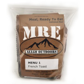 Allgo Outdoors Military Spec MRE Meals Ready To Eat French Toast - Menu 1 Survival Food