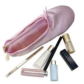 NMMUGOR Ballet Shoe Makeup Bag, Ballerina Slipper Makeup Pouch Bag, for Trip Portable Cosmetic Travel Bag,Small Cosmetic Bag,Makeup Organizer Bag Cosmetic Organizer