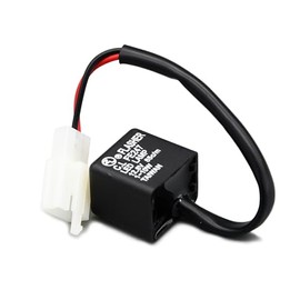 Motorcycle LED Indicator Relay Compatible With Honda, Kawasaki, Yamaha - Stops Fast Flashing When Using LED Indicators