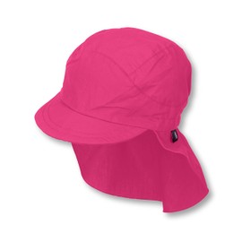 Sterntaler Unisex Children's Peaked Cap with Neck Protection, No Ties, Children's Hat, magenta