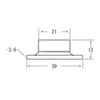 High Logic 37110 Stainless Steel Socket 0.7 inch (19 mm)