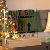 Autism Awareness Gift Decor Autistic Clear Desk Decorative Sign Autism