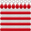 100 X Red RFID Tags Key fobs - 125Khz READ