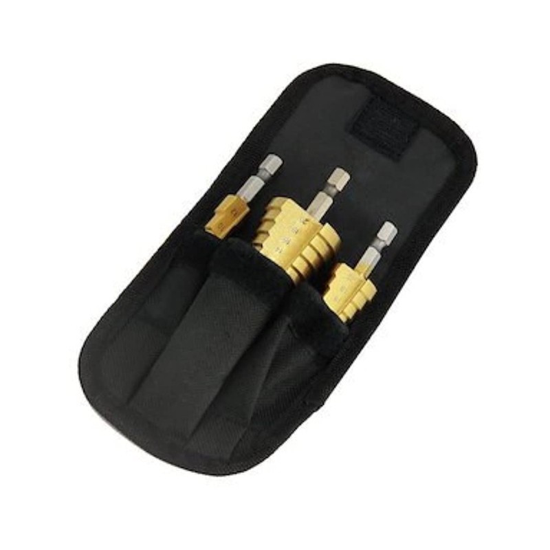 XSAJU Step Drill, Hexagonal Shank, Bamboo Shoot Drill, Titanium Coating,