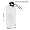 PATIKIL CBB60 100uf Running Capacitor,1Pcs AC 450V 2 Wires 50/60Hz