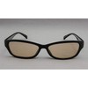 Mukojima PY1227-2 Sunglasses UV Protection Lens, Light Fox-Shaped, Sepia x