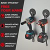 MUTUACTOR Updated Super Strong Magnetic Hooks,40lbs Anti-Scratch Large Garage Hooks
