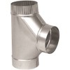 Galvanized Stove Pipe Tee 4"